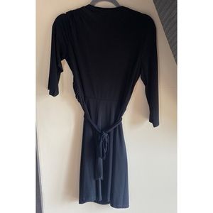 AGB women’s casual black, mid sleeve dress